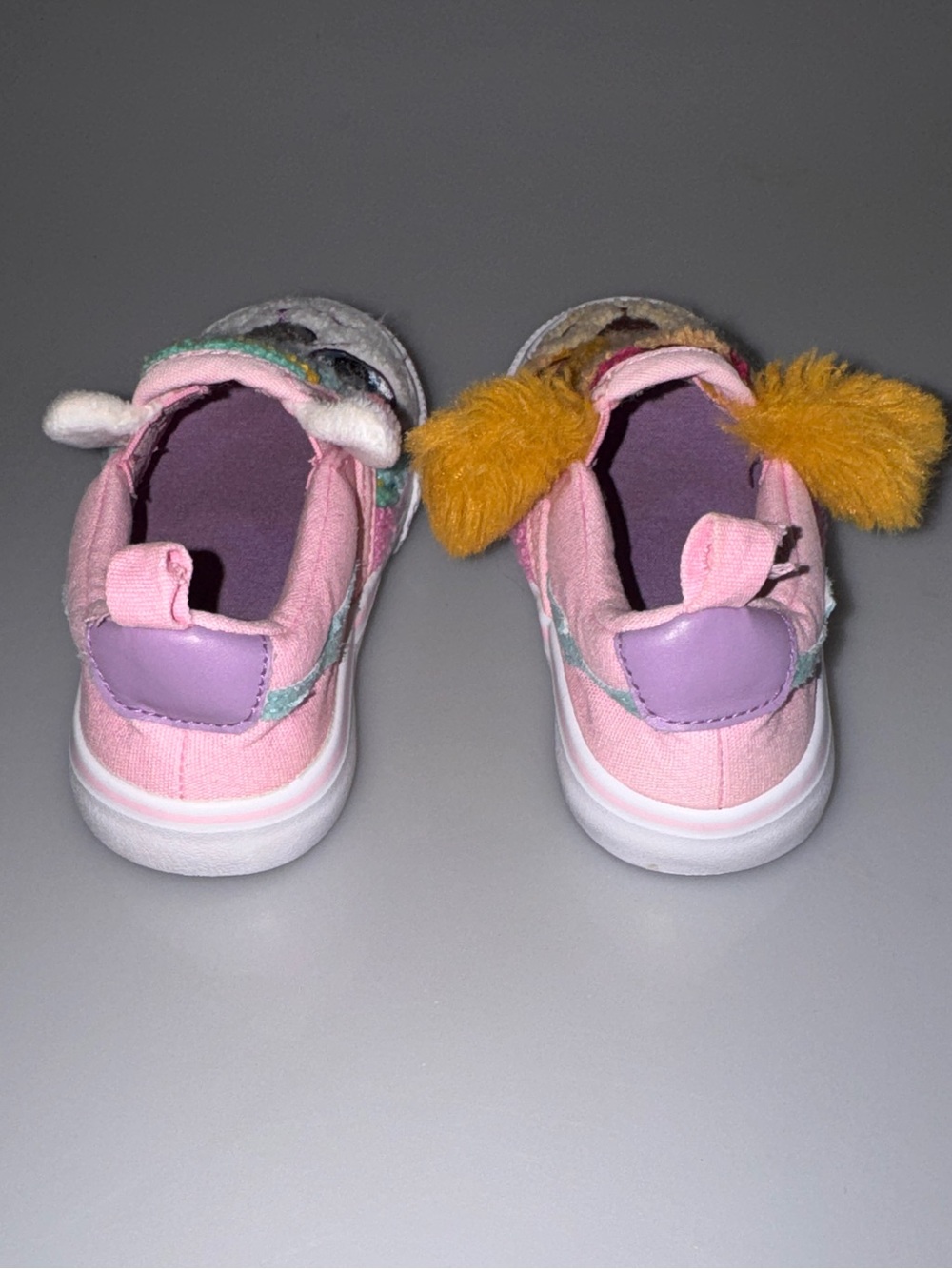 Paw Patrol plush Slip-On Sneakers - Pink, White, Yellow summer colorful playful - Picture 3 of 6